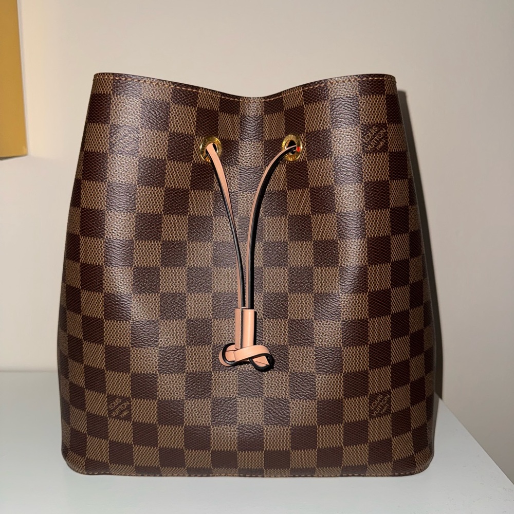 Louis Vuitton Dark Brown Checkered Shoulder Bag